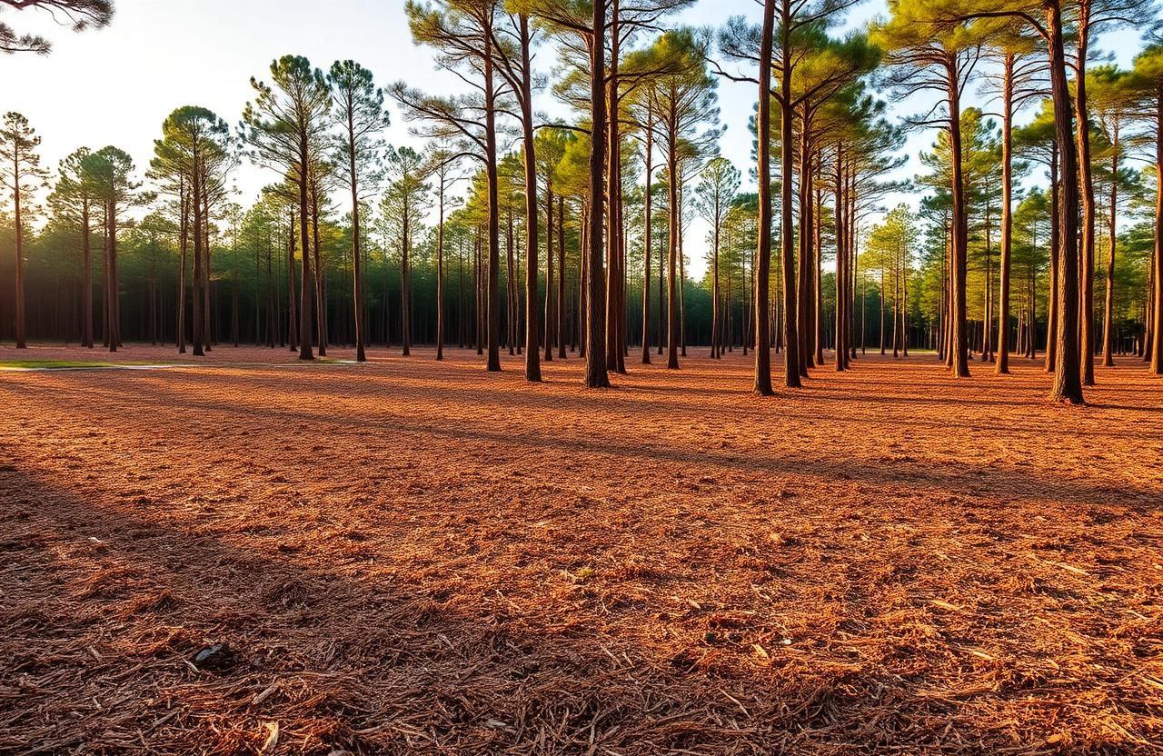 Cleared Florida land after forestry mulching