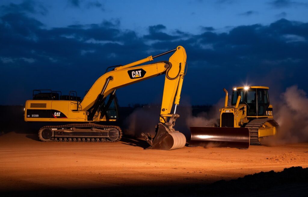 Heavy equipment lineup